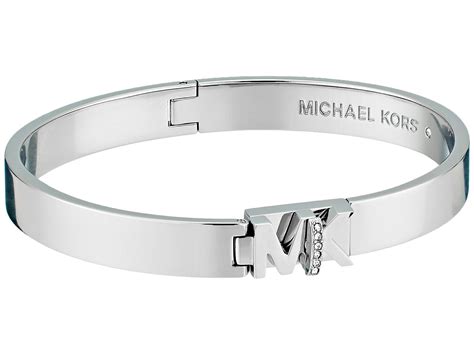 michael kors glitz crystal bangle|michael kors silver tone bracelet.